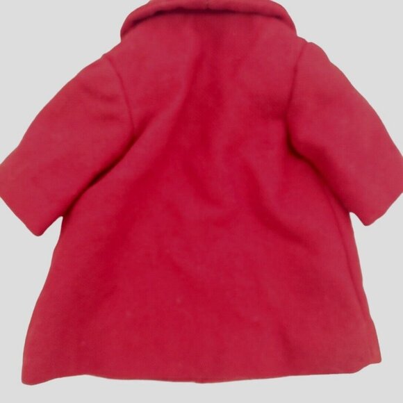 Vintage Cissy Doll Red Lined‎ Wool Coat Jacket Madame Alexander *See Desc - Picture 6 of 10